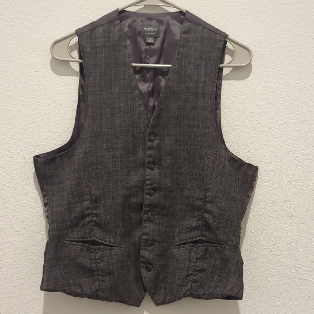 Merona Premium Men's Gray Vest
